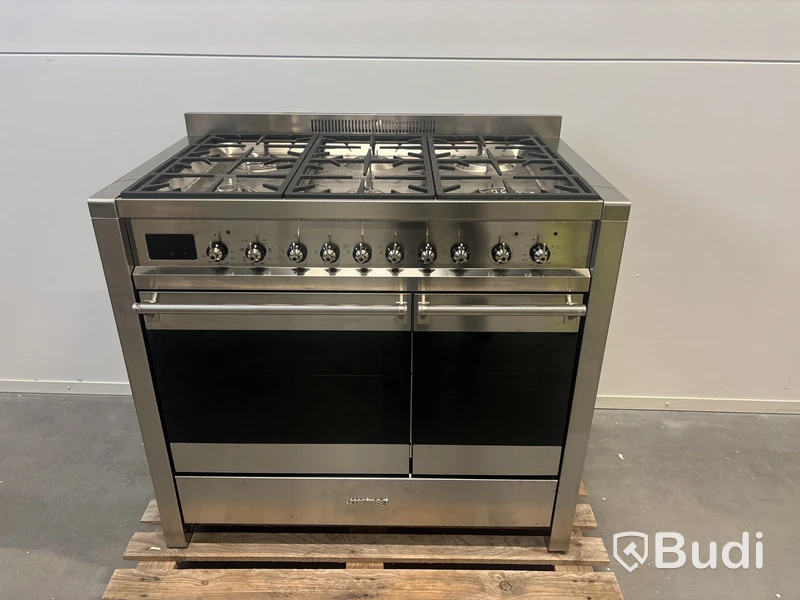 Gasspis Smeg 100x60 cm Elektrisk ugn, Rostfritt stål A2-81