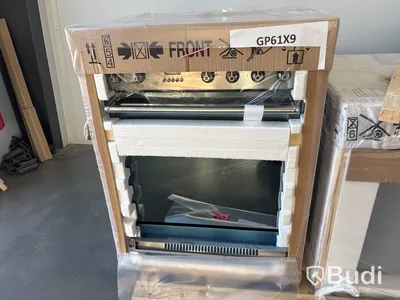 Gasspis Smeg 60x60 cm, Elektrisk ugn, Rostfritt stål, GP61X9