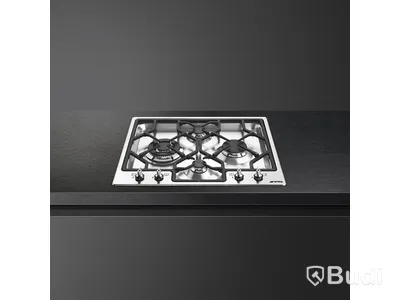 Gashäll Smeg 60 cm Rostfritt stål PGF64-4