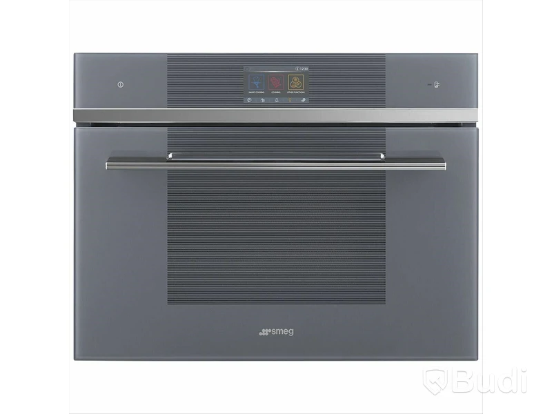 Kombinationsmikrovågsugn Smeg Kompaktugn 45 cm Silver SF4104WMCS