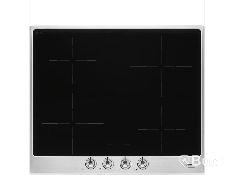 Induktionshäll Smeg 60 cm Rostfritt stål SI364FXM
