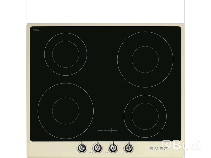 Induktionshäll Smeg 60 cm Creme SI964PM