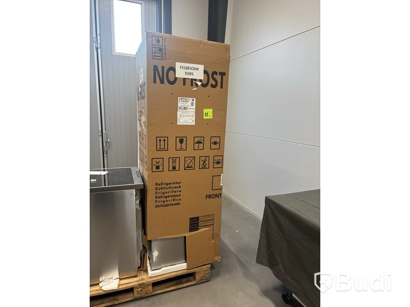 Kylskåp Smeg Fristående Rostfritt stål, Höger Universiell FS18EV2HX