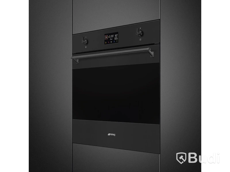 Kombinationsmikrovågsugn Smeg 60 cm SpeedwaveXL, Mattsvart Classic SO6302M2N