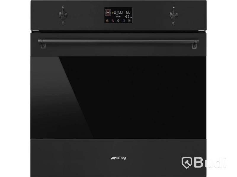 Kombinationsmikrovågsugn Smeg 60 cm SpeedwaveXL, Mattsvart Classic SO6302M2N