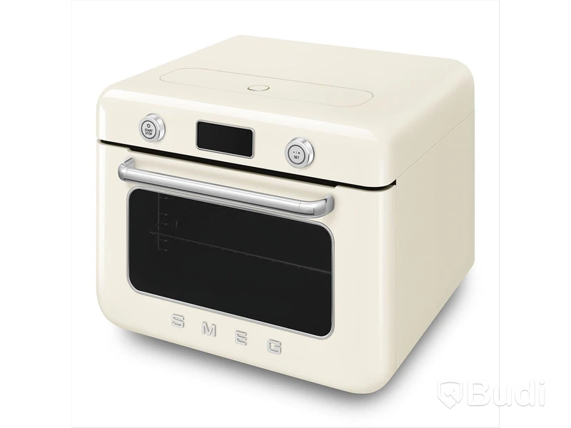 Kombinationsångugn Smeg Fristående Creme, Högblank 50's Style COF01CREU