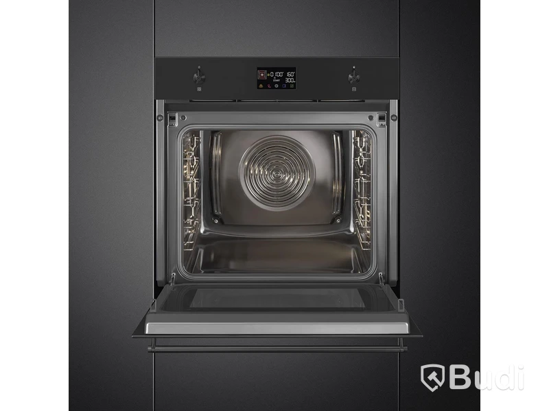 Kombinationsmikrovågsugn Smeg 60 cm SpeedwaveXL, Mattsvart Classic SO6302M2N