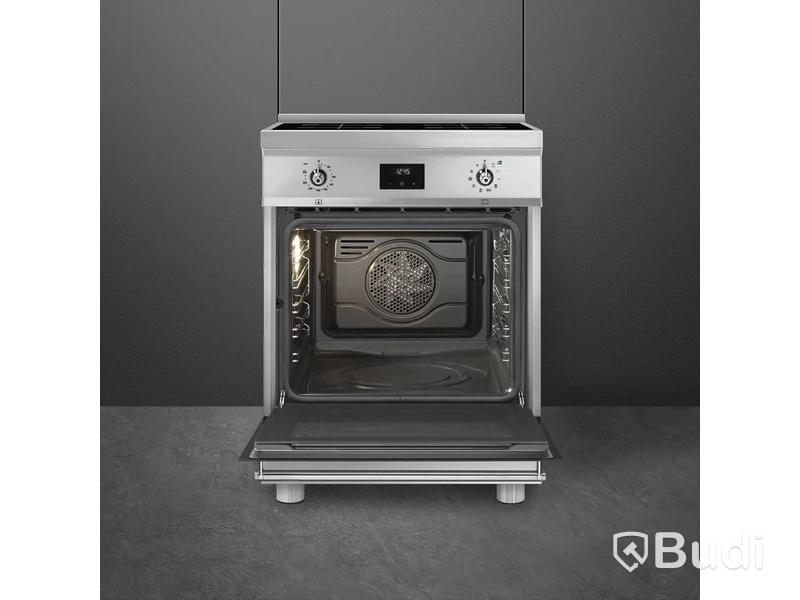 Induktionsspis Smeg 60x60 cm Rostfritt stål Classic C6IPXT2