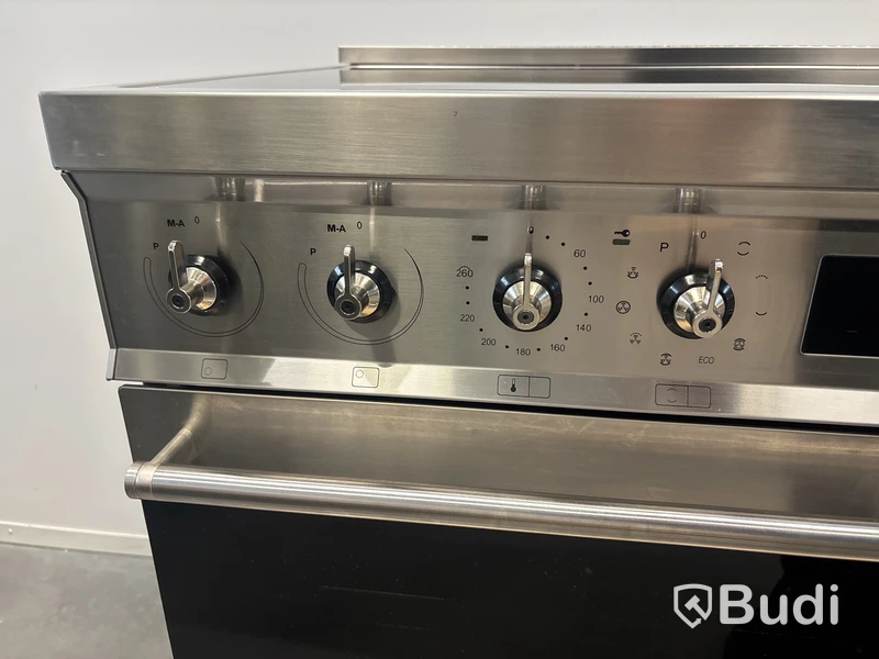 Induktionsspis Smeg 90x60 cm Rostfritt stål Classic C92IPX2