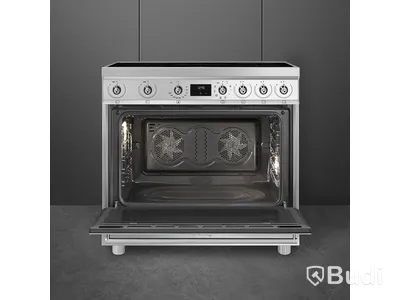 Induktionsspis Smeg 90x60 cm Rostfritt stål Classic C9IMX2