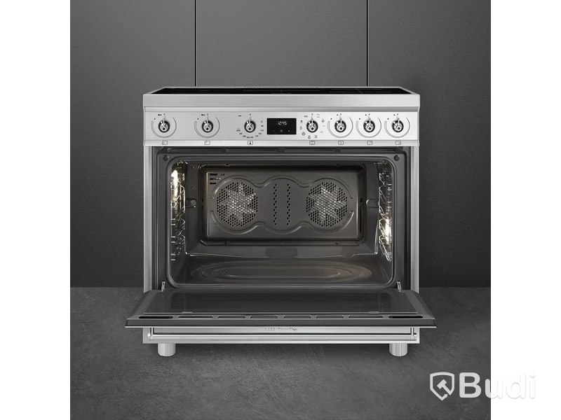 Induktionsspis Smeg 90x60 cm Rostfritt stål Classic C9IMX2