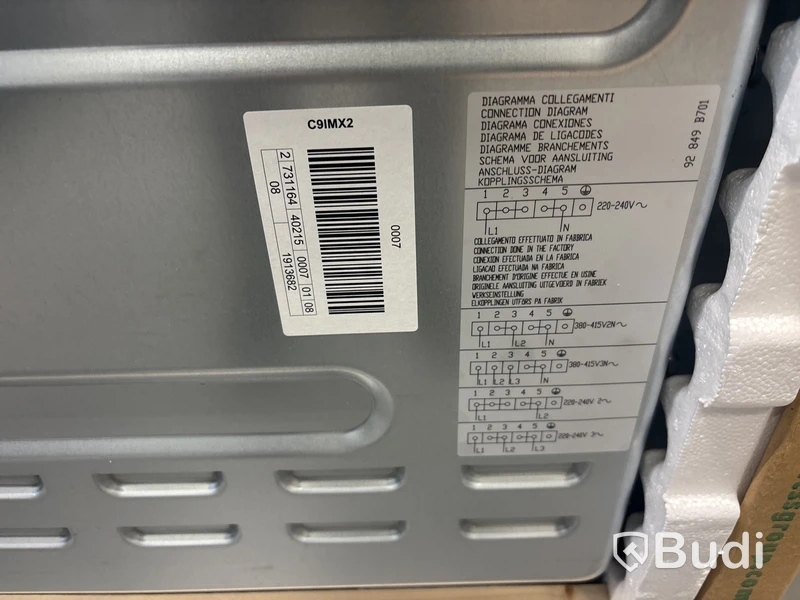 Induktionsspis Smeg 90x60 cm Rostfritt stål Classic C9IMX2