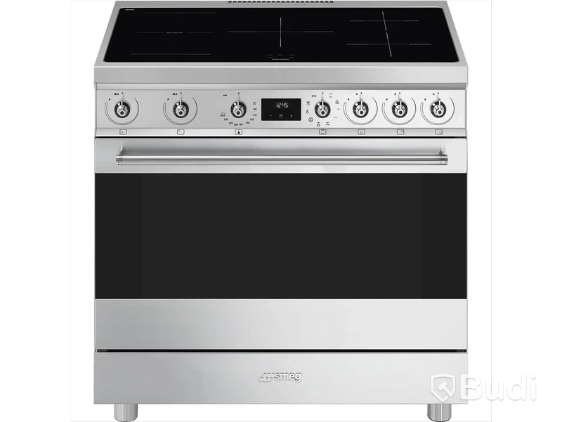 Induktionsspis Smeg 90x60 cm Rostfritt stål Classic C9IMX2
