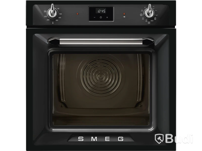 Termoventilerad ugn Smeg 60cm Svart Victoria SOP6900TN