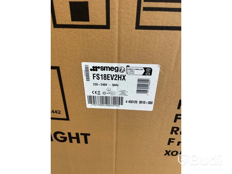 Kylskåp Smeg Fristående Rostfritt stål FS18EV2HX