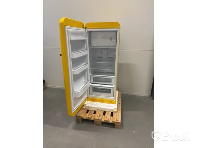 Kylskåp Smeg med frysfack 50's style Gul FAB28LYW5