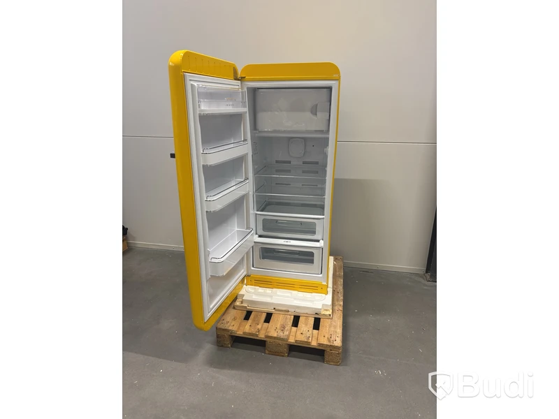 Kylskåp Smeg med frysfack 50's style Gul FAB28LYW5