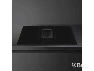 Induktionshäll med köksfläkt Smeg 80 cm Universiell HOBD482D