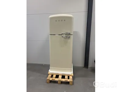 Kyl/Frys Smeg Kombinerad Fristående Creme Vänsterhängd 50's Style FAB50LCR5