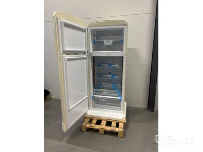 Kyl/Frys Smeg Kombinerad Fristående Creme Vänsterhängd 50's Style FAB50LCR5