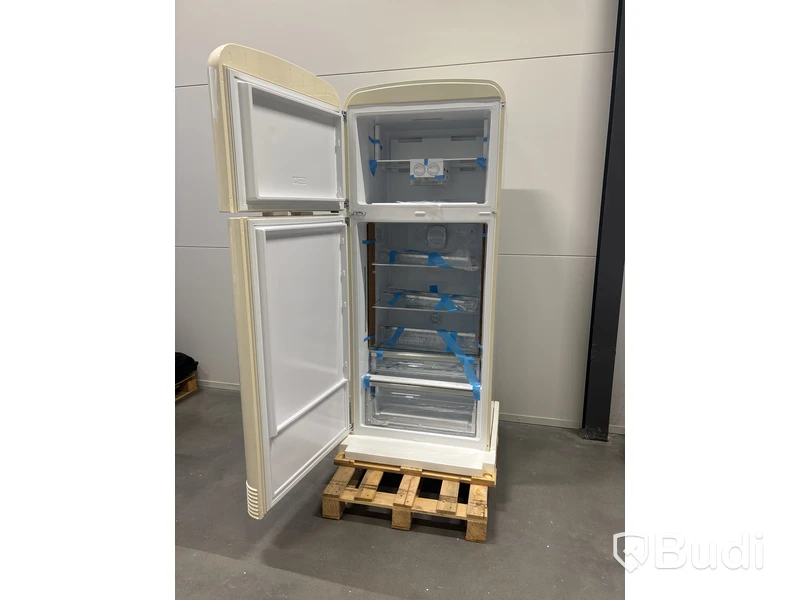Kyl/Frys Smeg Kombinerad Fristående Creme Vänsterhängd 50's Style FAB50LCR5
