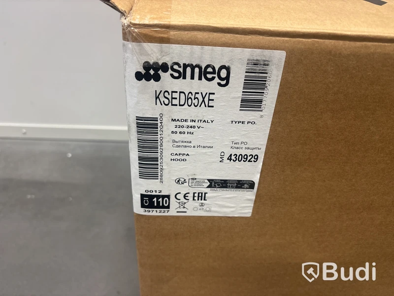Köksfläkt Smeg Väggmonterad 600 mm Rostfritt stål Universiell KSED65XE