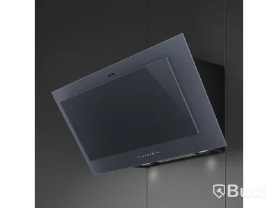 Köksfläkt Smeg Väggmonterad 895 mm Neptune Grey Linea KV194G