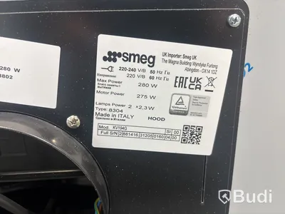 Köksfläkt Smeg Väggmonterad 895 mm Neptune Grey Linea KV194G