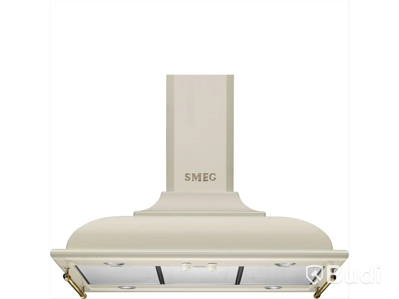 Köksfläkt Smeg Frihängande 900 mm Creme Cortina KCI19POE