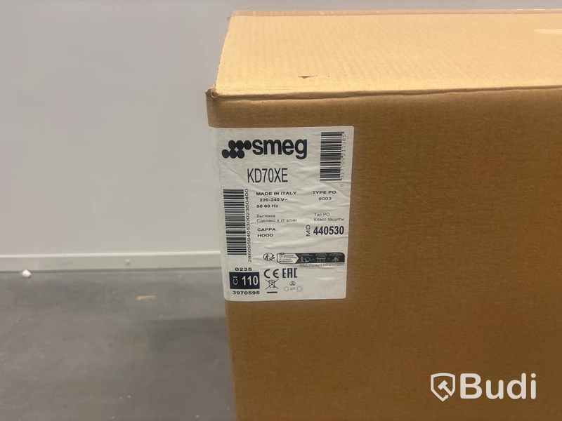 Köksfläkt Smeg Väggmonterad 70 cm Rostfritt stål Classic KD70XE