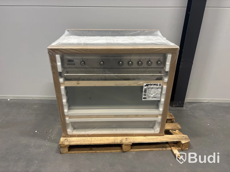 Glaskeramikspis Smeg 90x60 cm Rostfritt stål Classic SCD91CMX9