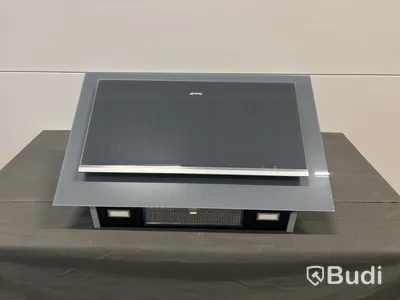 Köksfläkt Smeg Väggmonterad Vinklad 90 cm Silver Linea KV194S