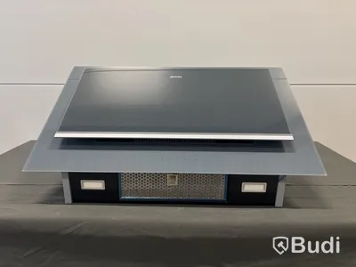 Köksfläkt Smeg Väggmonterad Vinklad 90 cm Silver Linea KV194S