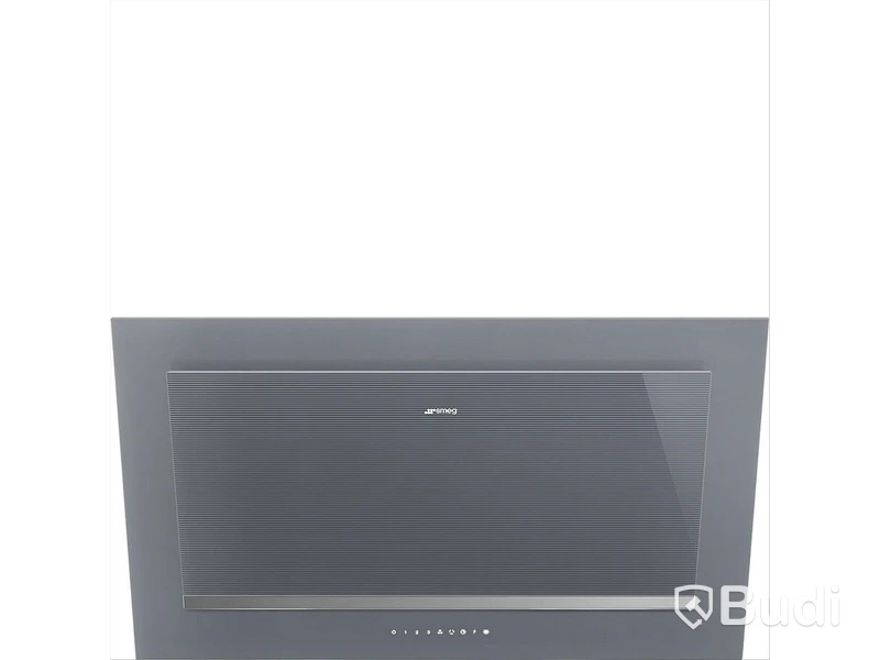 Köksfläkt Smeg Väggmonterad Vinklad 90 cm Silver Linea KV194S