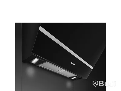 Köksfläkt Smeg Väggmonterad 60 cm, Svart, Universal KV26N