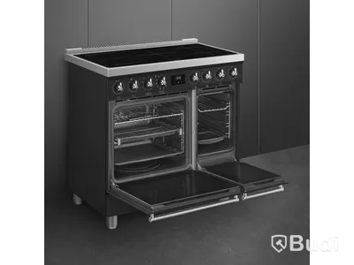 Induktionsspis Smeg 90x60 cm Mattsvart Classic C92IPMB2