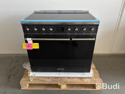 Induktionsspis Smeg 90x60 cm Mattsvart Classic C92IPMB2