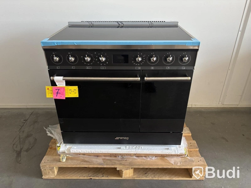 Induktionsspis Smeg 90x60 cm Mattsvart Classic C92IPMB2