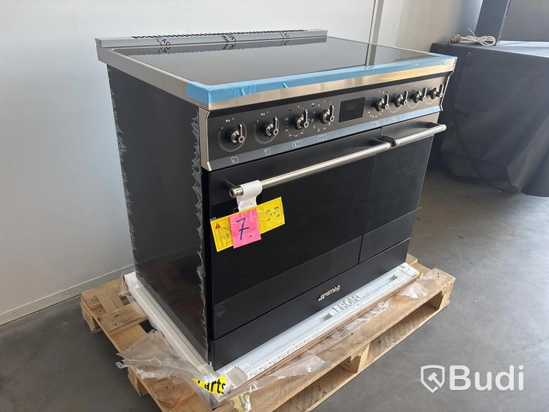 Induktionsspis Smeg 90x60 cm Mattsvart Classic C92IPMB2