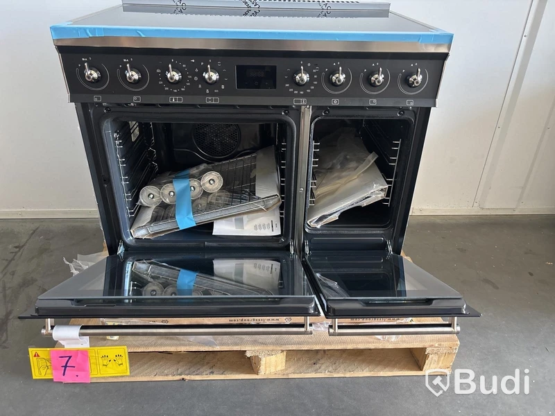 Induktionsspis Smeg 90x60 cm Mattsvart Classic C92IPMB2