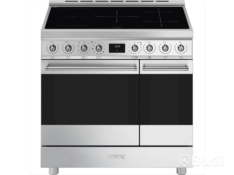 Induktionsspis Smeg 90x60 cm Rostfritt stål Classic C92IPX2