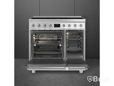 Induktionsspis Smeg 90x60 cm Rostfritt stål Classic C92IPX2
