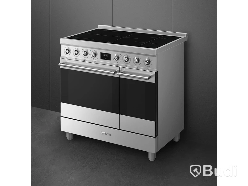Induktionsspis Smeg 90x60 cm Rostfritt stål Classic C92IPX2