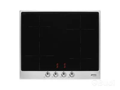 Induktionshäll Smeg 60 cm, Rostfritt stål, Classic SI364FXM
