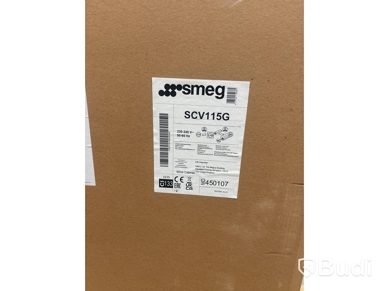 Vinkyl Smeg Fristående Rostfritt stål  Anti fingerprint Classic SCV115G
