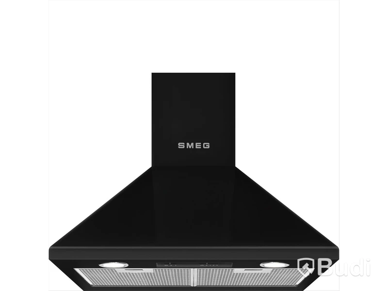 Köksfläkt Smeg Väggmonterad 600 mm Svart Victoria KSED65NEE