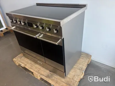 Induktionsspis Smeg 90x60 cm, Rostfritt stål, Classic C92IPX2