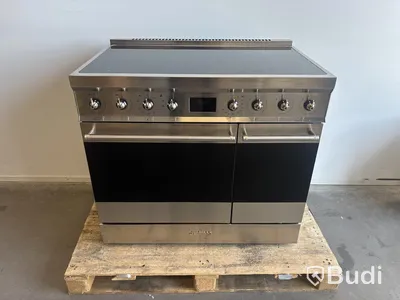 Induktionsspis Smeg 90x60 cm, Rostfritt stål, Classic C92IPX2