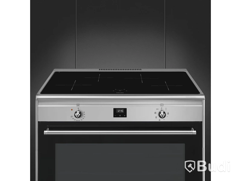 Induktionsspis Smeg 90x60 cm, Rostfritt stål, Classic CG90CIXT