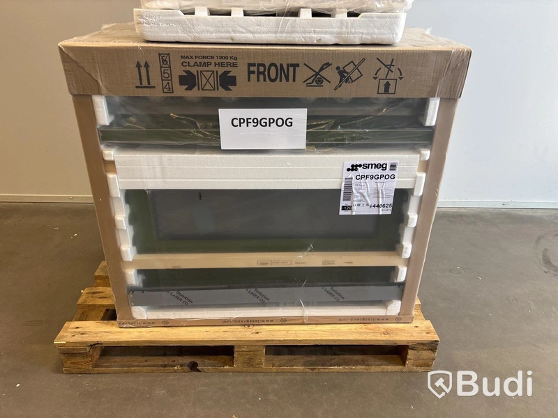 Gasspis med Elektrisk ugn Smeg 90x60 cm, Grön, Portofino CPF9GPOG